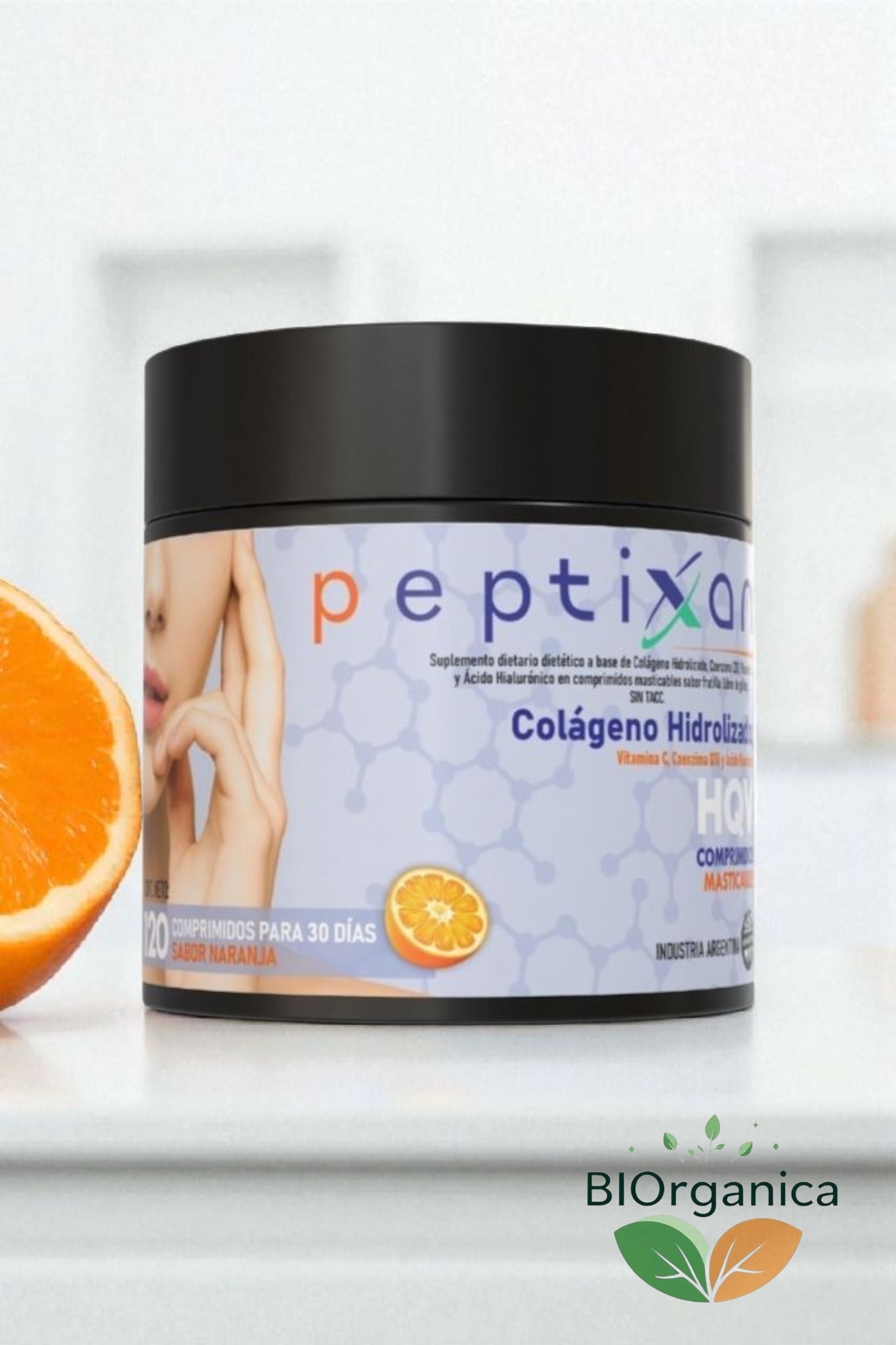 Colágeno en pastillas masticables