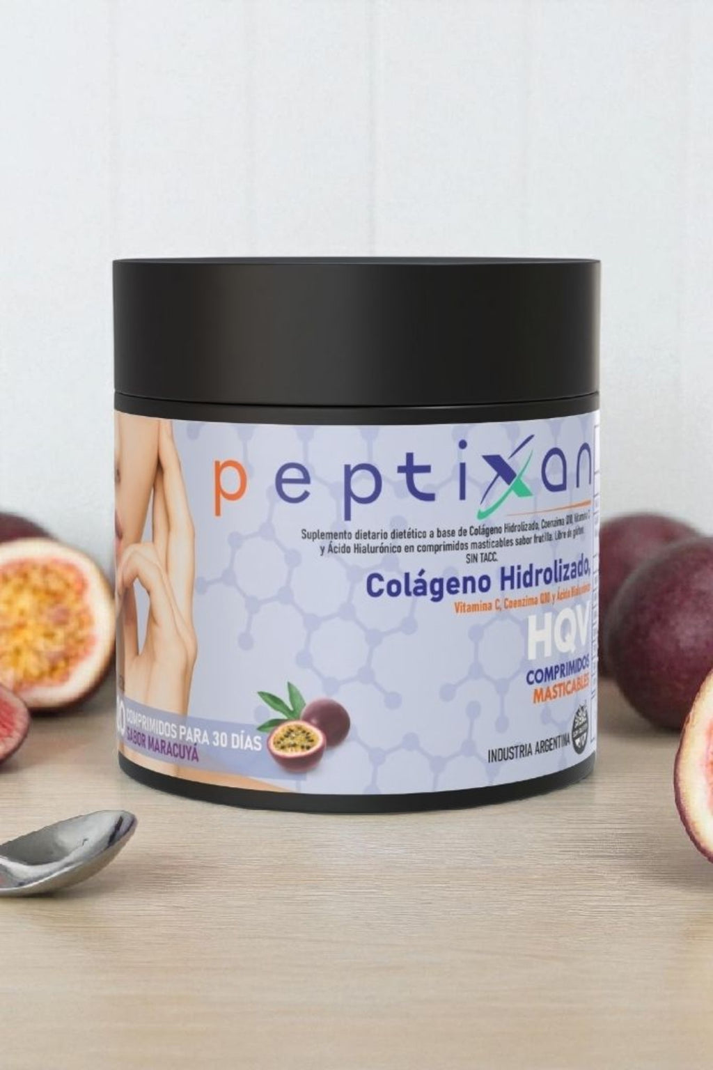 Colágeno en pastillas masticables